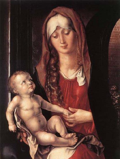 Albrecht Durer Virgin and Child before an Archway oil painting image
